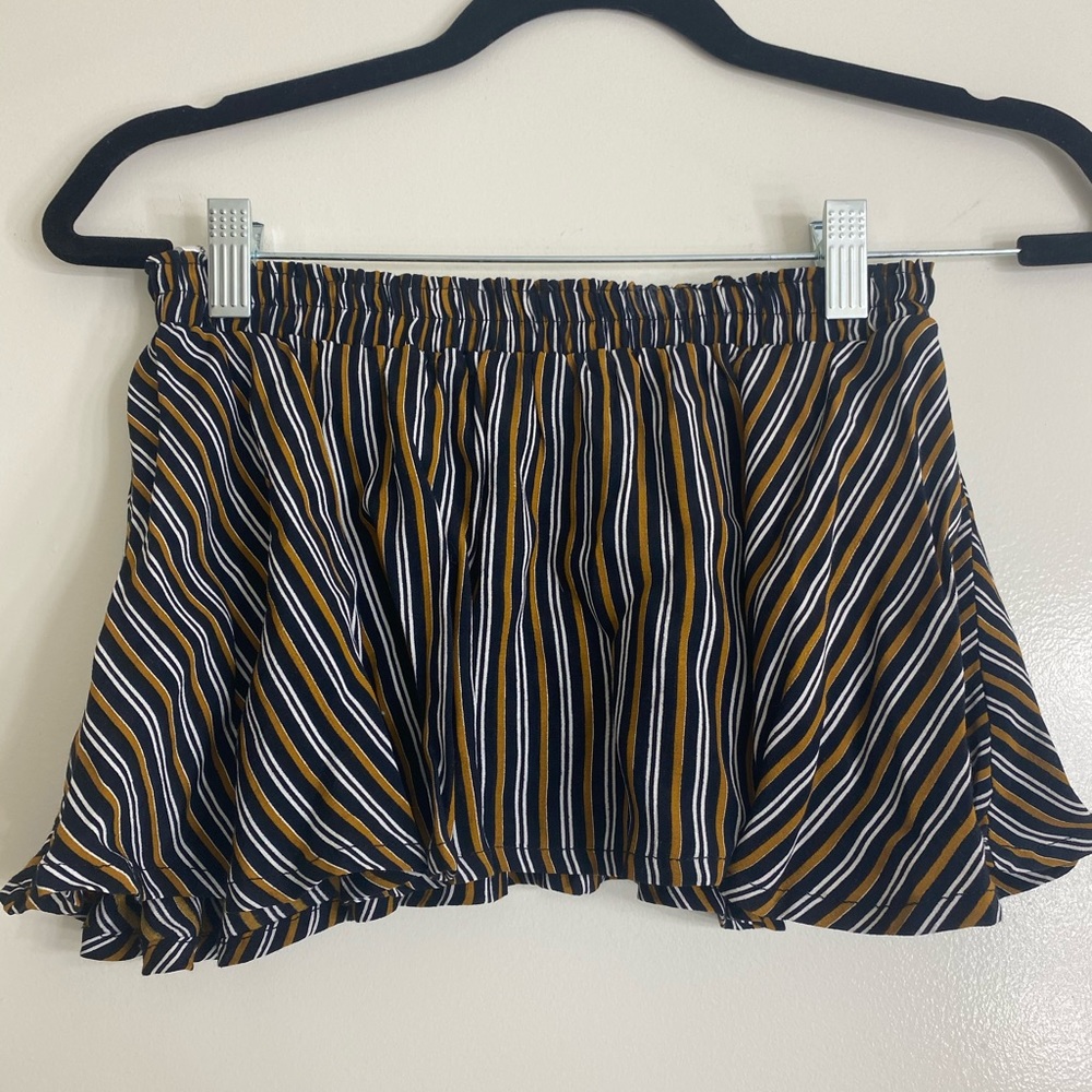 Faithful the brand flowy striped crop top